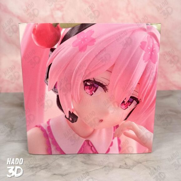 Hatsune Miku Desktop Cute Taito Figure Sakura Miku: Cherry Cushion Ver US SELLER - Picture 5 of 7